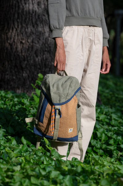 Mochila Himal Ámbar y Verde